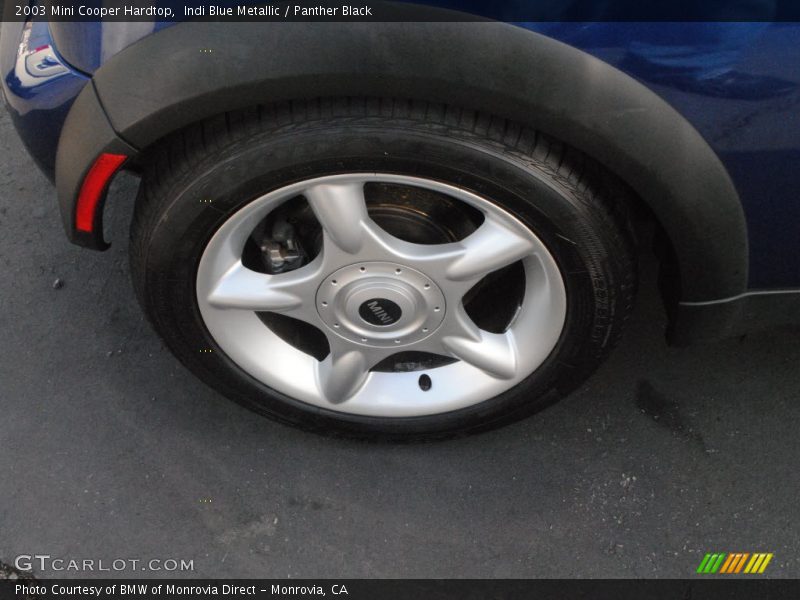 Indi Blue Metallic / Panther Black 2003 Mini Cooper Hardtop