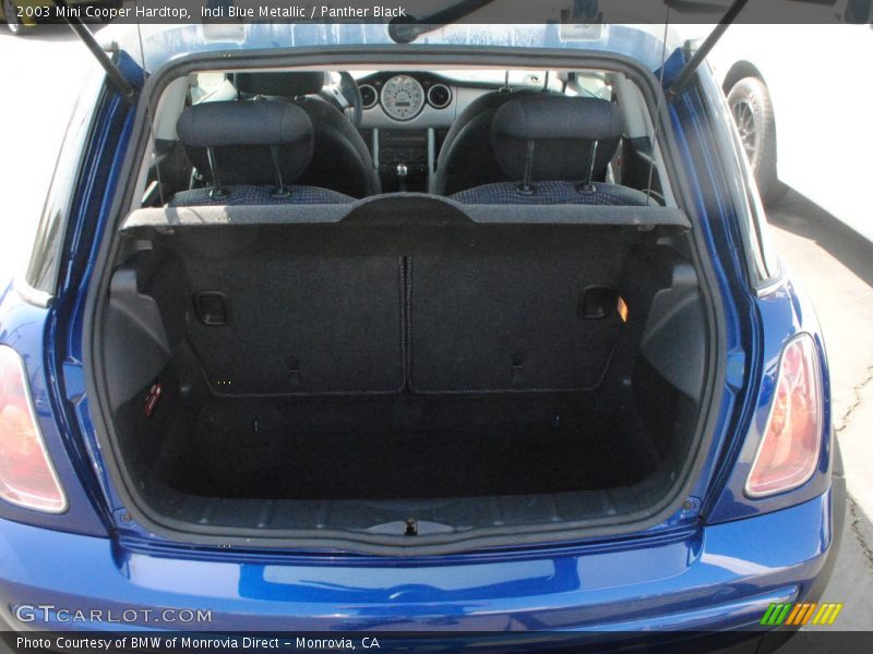 Indi Blue Metallic / Panther Black 2003 Mini Cooper Hardtop