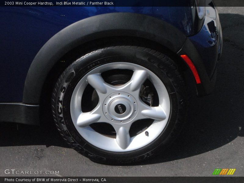 Indi Blue Metallic / Panther Black 2003 Mini Cooper Hardtop