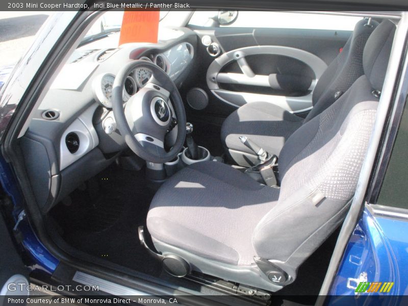 Indi Blue Metallic / Panther Black 2003 Mini Cooper Hardtop