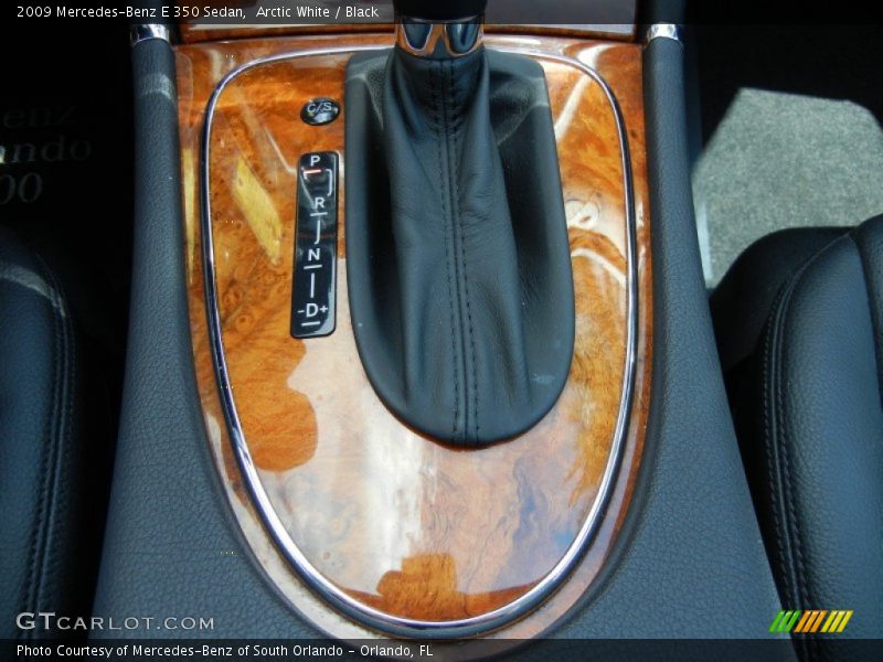 Arctic White / Black 2009 Mercedes-Benz E 350 Sedan