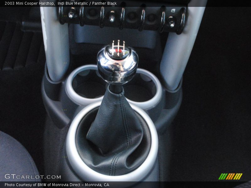 Indi Blue Metallic / Panther Black 2003 Mini Cooper Hardtop