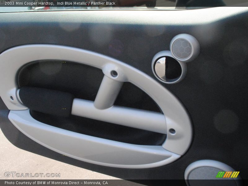 Indi Blue Metallic / Panther Black 2003 Mini Cooper Hardtop