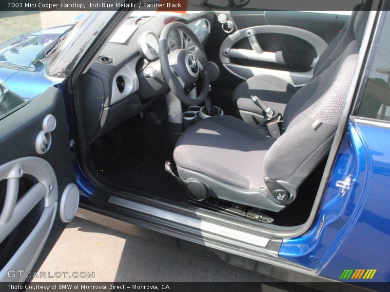 Indi Blue Metallic / Panther Black 2003 Mini Cooper Hardtop