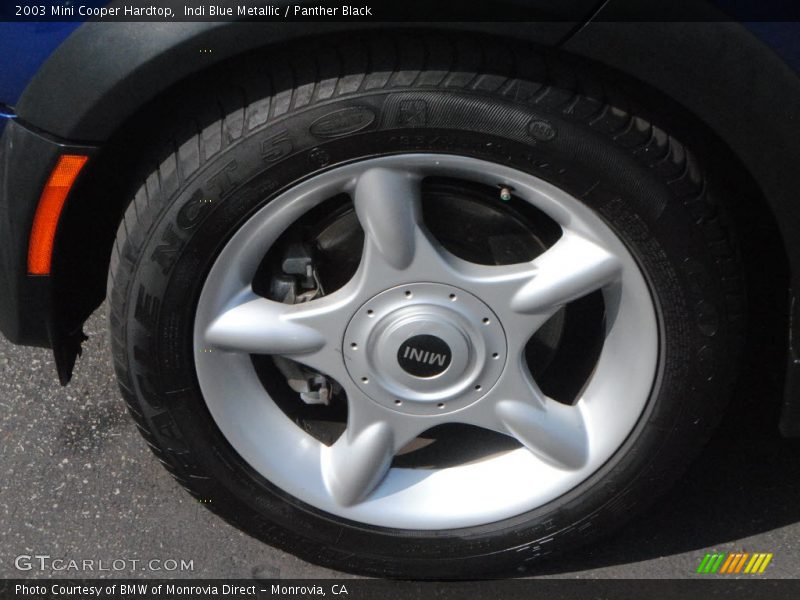 Indi Blue Metallic / Panther Black 2003 Mini Cooper Hardtop