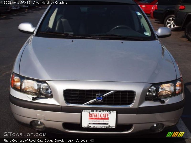 Silver Metallic / Graphite 2002 Volvo S60 T5