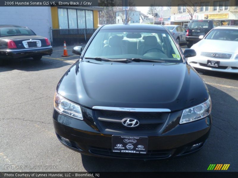 Ebony Black / Gray 2006 Hyundai Sonata GLS V6