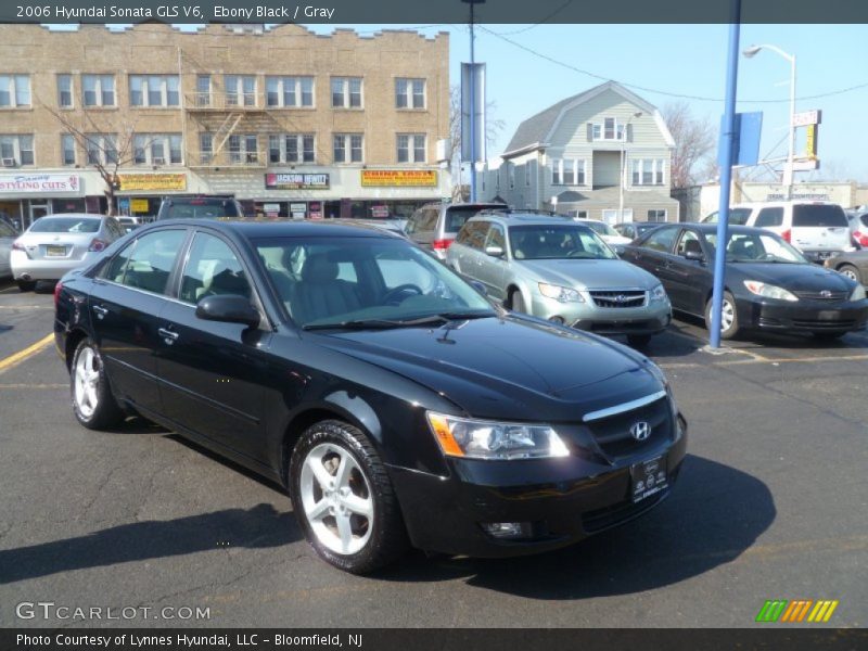 Ebony Black / Gray 2006 Hyundai Sonata GLS V6