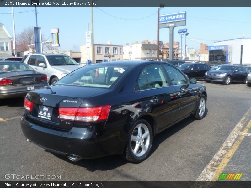 Ebony Black / Gray 2006 Hyundai Sonata GLS V6