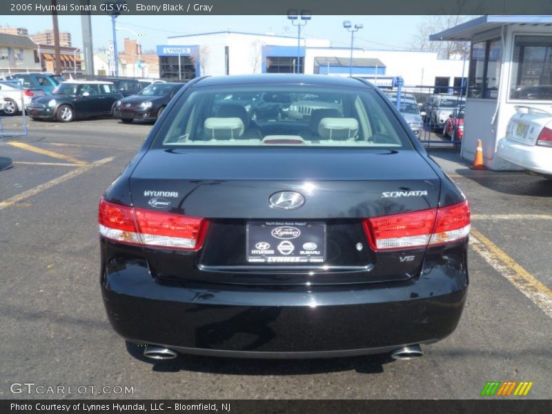 Ebony Black / Gray 2006 Hyundai Sonata GLS V6