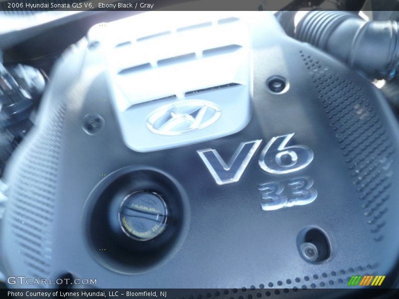 Ebony Black / Gray 2006 Hyundai Sonata GLS V6