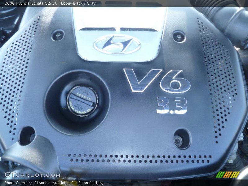 Ebony Black / Gray 2006 Hyundai Sonata GLS V6