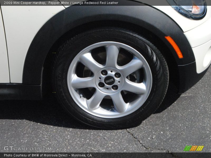 Pepper White / Lounge Redwood Red Leather 2009 Mini Cooper Hardtop