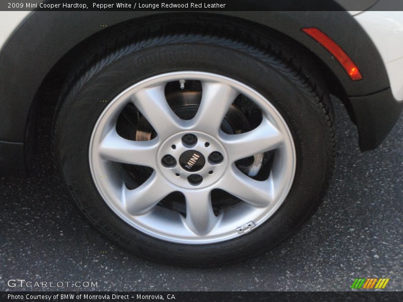 Pepper White / Lounge Redwood Red Leather 2009 Mini Cooper Hardtop