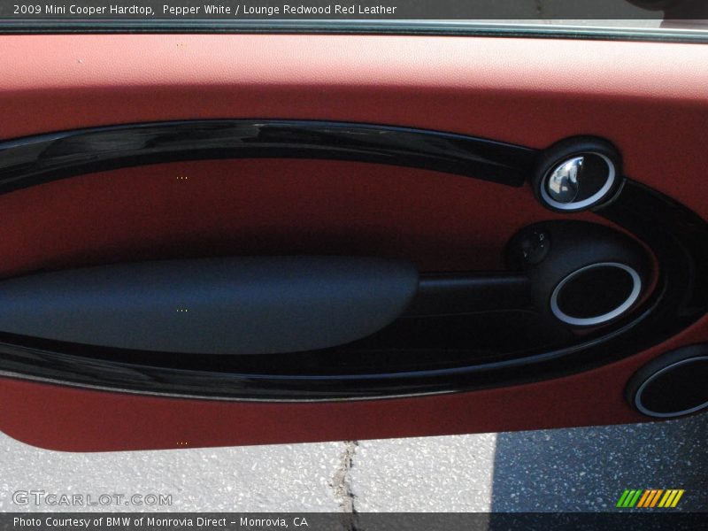 Pepper White / Lounge Redwood Red Leather 2009 Mini Cooper Hardtop