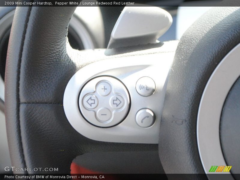 Pepper White / Lounge Redwood Red Leather 2009 Mini Cooper Hardtop
