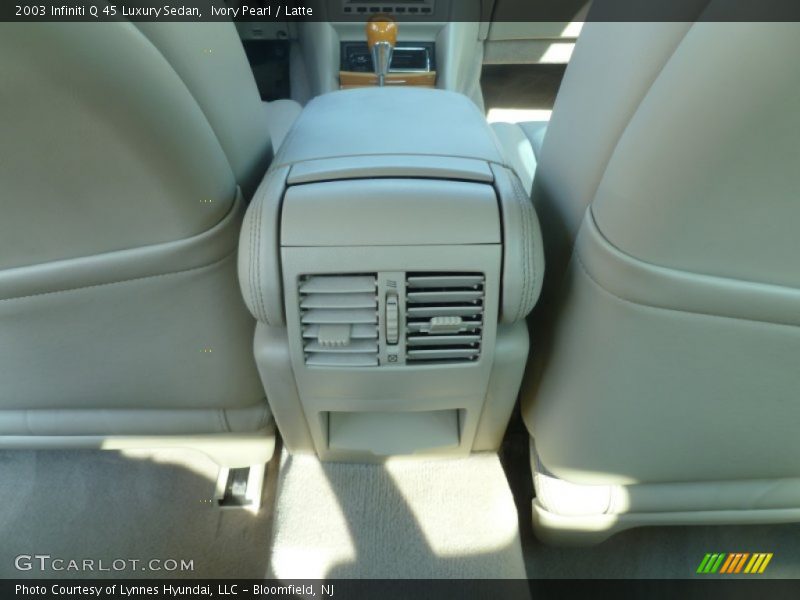 Ivory Pearl / Latte 2003 Infiniti Q 45 Luxury Sedan