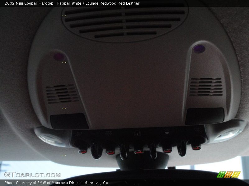 Pepper White / Lounge Redwood Red Leather 2009 Mini Cooper Hardtop