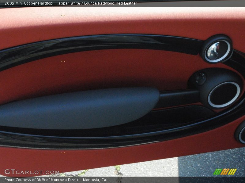 Pepper White / Lounge Redwood Red Leather 2009 Mini Cooper Hardtop