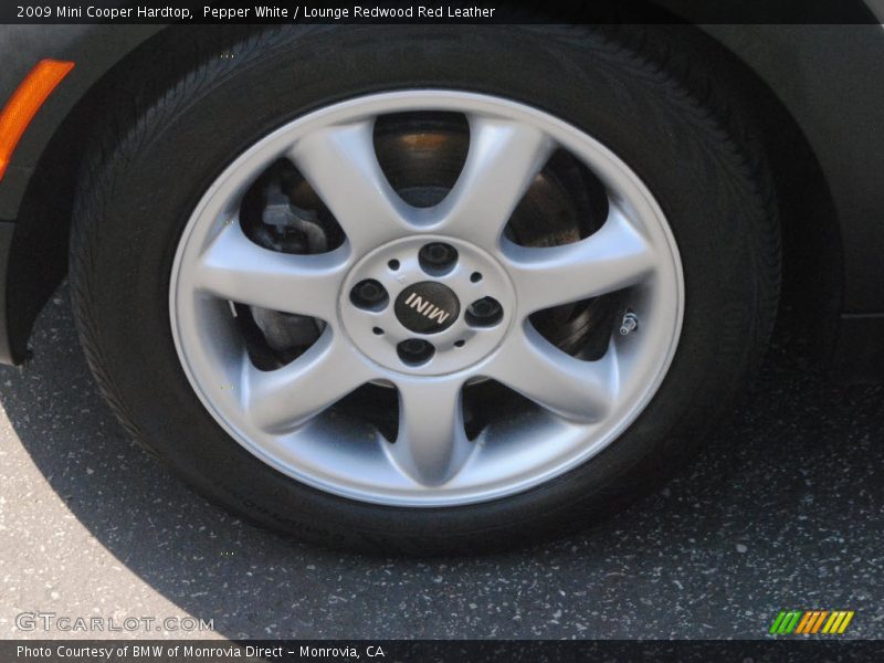 Pepper White / Lounge Redwood Red Leather 2009 Mini Cooper Hardtop