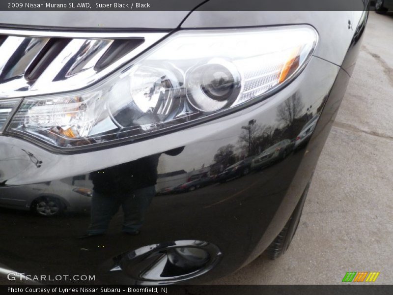Super Black / Black 2009 Nissan Murano SL AWD