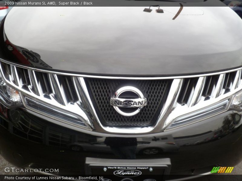 Super Black / Black 2009 Nissan Murano SL AWD