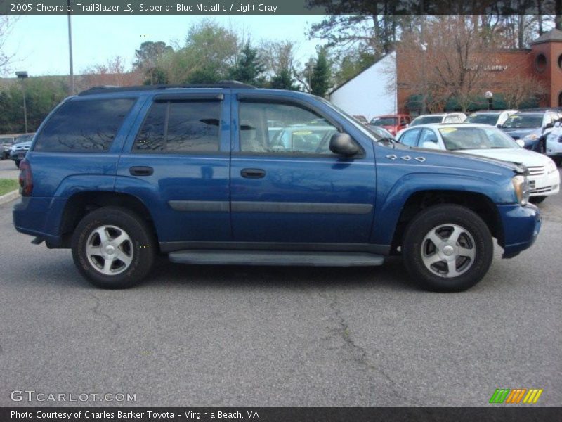 Superior Blue Metallic / Light Gray 2005 Chevrolet TrailBlazer LS