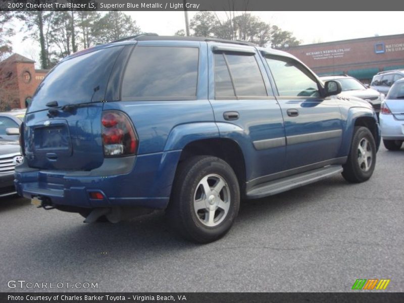 Superior Blue Metallic / Light Gray 2005 Chevrolet TrailBlazer LS
