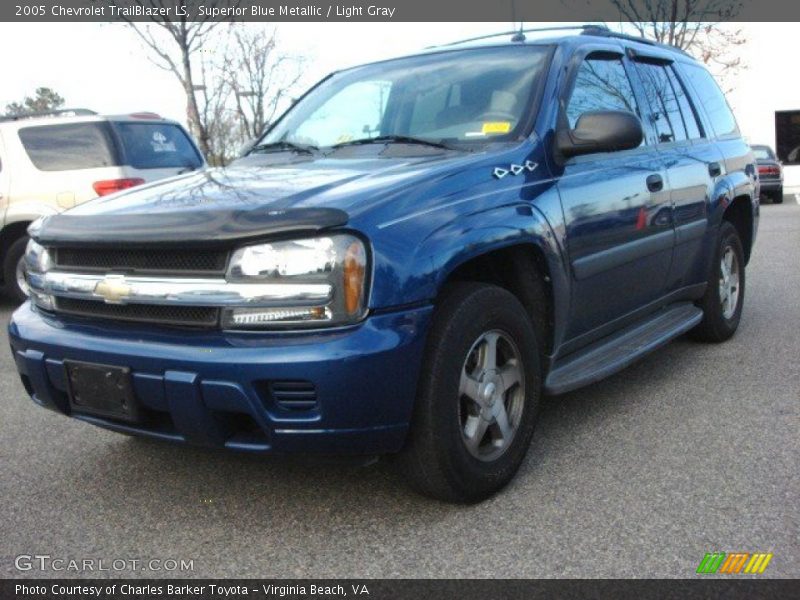Superior Blue Metallic / Light Gray 2005 Chevrolet TrailBlazer LS