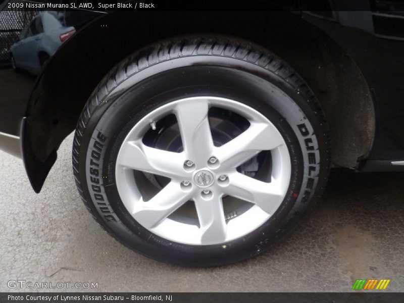 Super Black / Black 2009 Nissan Murano SL AWD