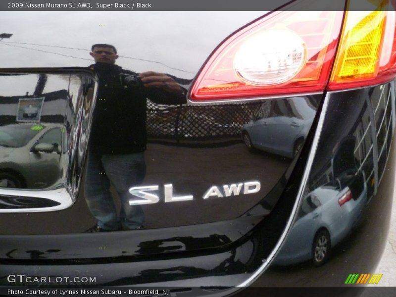 Super Black / Black 2009 Nissan Murano SL AWD