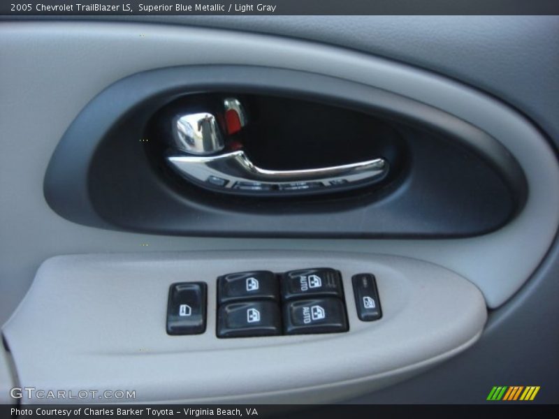 Superior Blue Metallic / Light Gray 2005 Chevrolet TrailBlazer LS