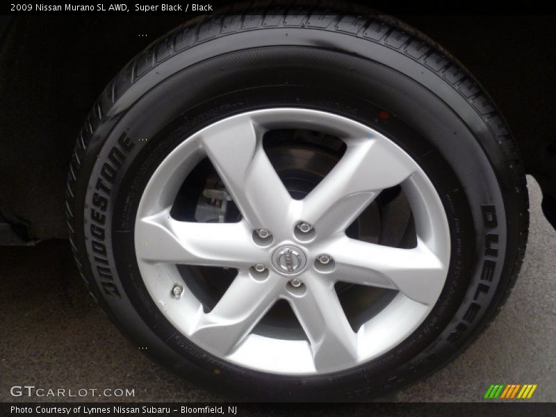 Super Black / Black 2009 Nissan Murano SL AWD