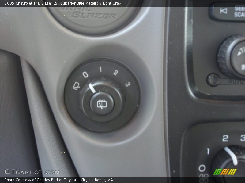 Superior Blue Metallic / Light Gray 2005 Chevrolet TrailBlazer LS