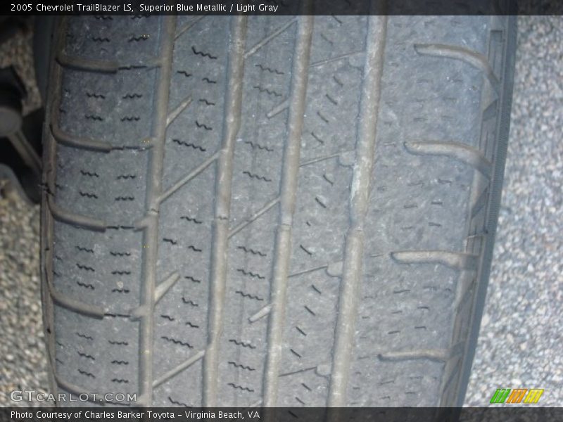 Superior Blue Metallic / Light Gray 2005 Chevrolet TrailBlazer LS