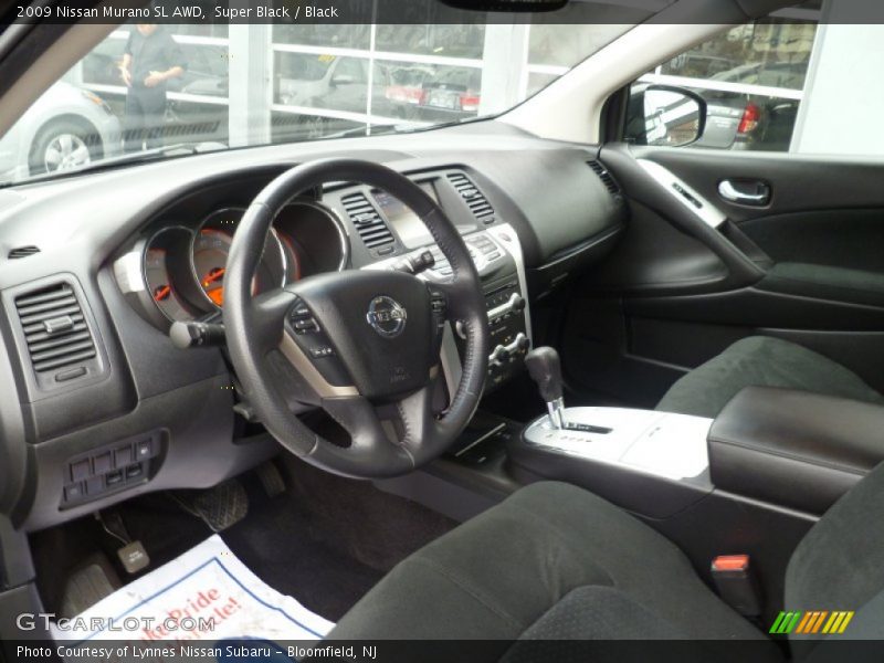 Super Black / Black 2009 Nissan Murano SL AWD