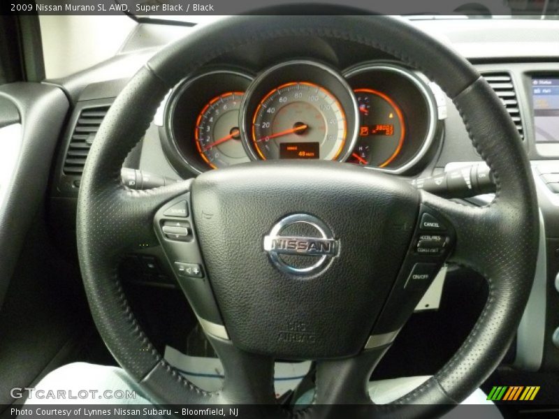 Super Black / Black 2009 Nissan Murano SL AWD