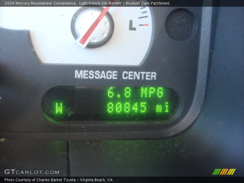 Light French Silk Metallic / Medium Dark Parchment 2004 Mercury Mountaineer Convenience