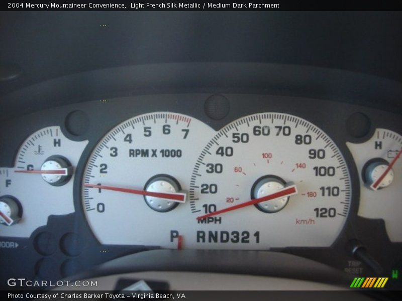 Light French Silk Metallic / Medium Dark Parchment 2004 Mercury Mountaineer Convenience