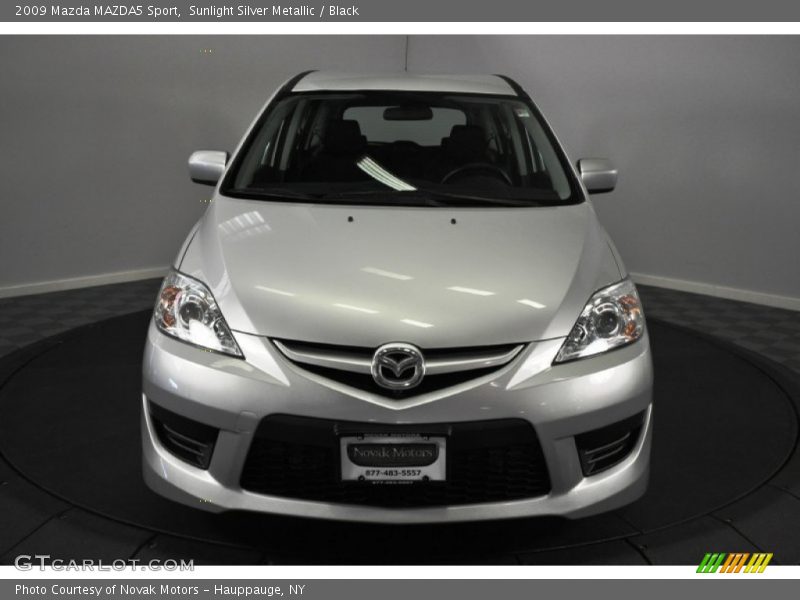 Sunlight Silver Metallic / Black 2009 Mazda MAZDA5 Sport