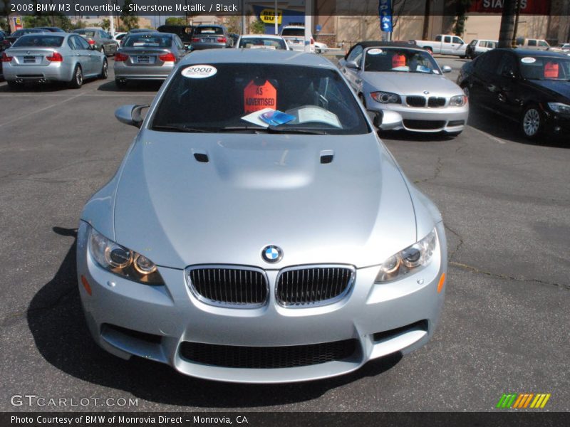Silverstone Metallic / Black 2008 BMW M3 Convertible
