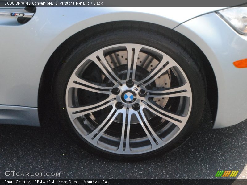 Silverstone Metallic / Black 2008 BMW M3 Convertible