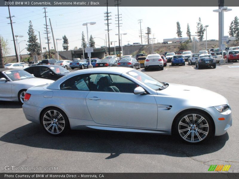 Silverstone Metallic / Black 2008 BMW M3 Convertible