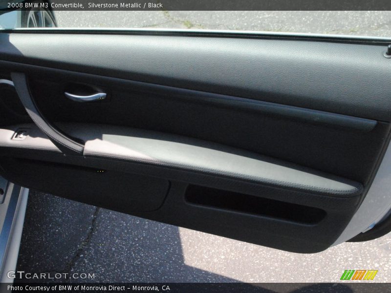 Silverstone Metallic / Black 2008 BMW M3 Convertible