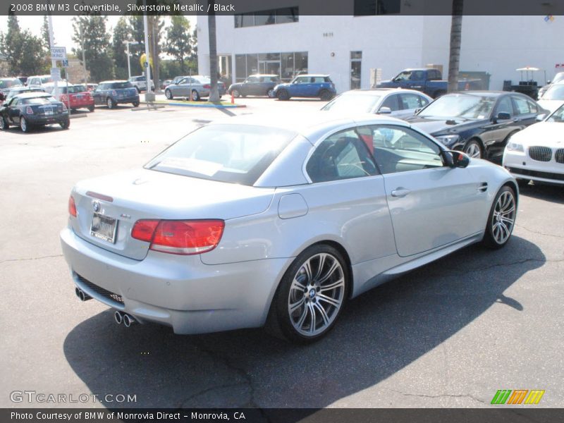 Silverstone Metallic / Black 2008 BMW M3 Convertible