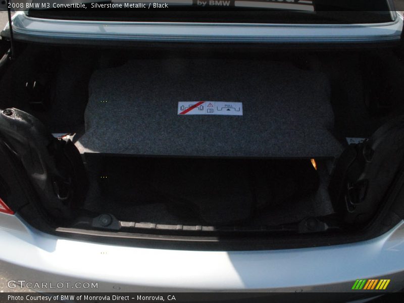 Silverstone Metallic / Black 2008 BMW M3 Convertible