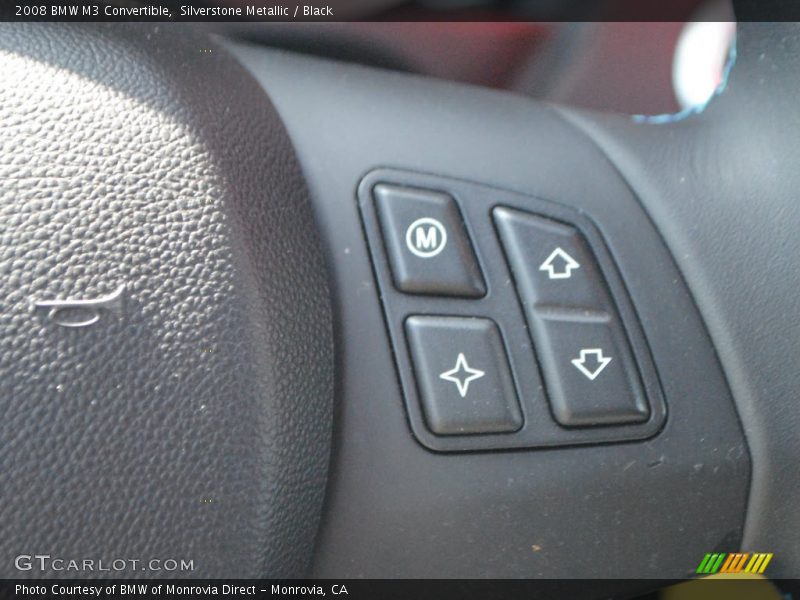 Silverstone Metallic / Black 2008 BMW M3 Convertible