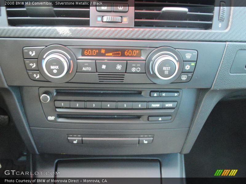 Controls of 2008 M3 Convertible