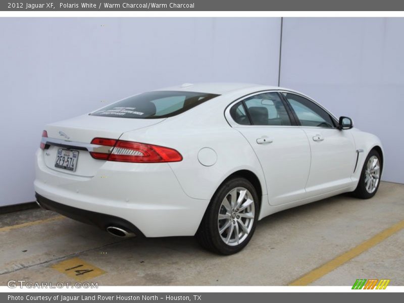 Polaris White / Warm Charcoal/Warm Charcoal 2012 Jaguar XF