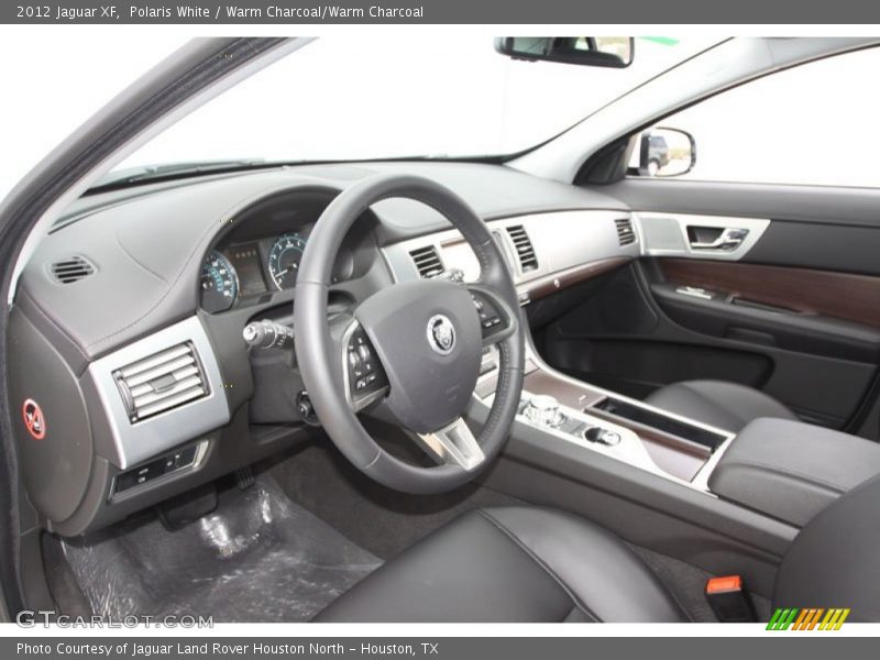 Polaris White / Warm Charcoal/Warm Charcoal 2012 Jaguar XF